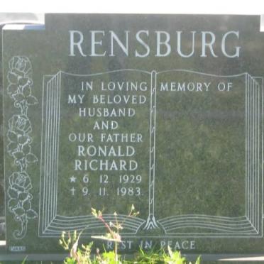 RENSBURG Ronald Richard 1929-1983