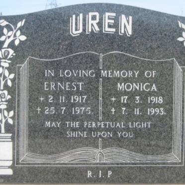 UREN Ernest 1917-1975 &amp; Monica 1918-1993
