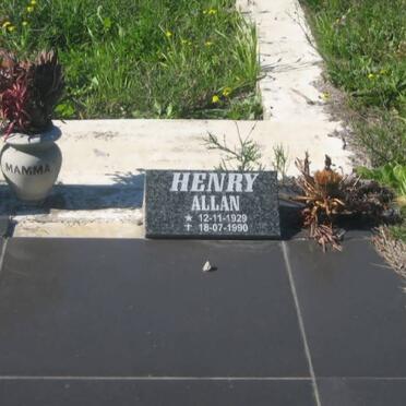 HENRY Allan 1929-1990