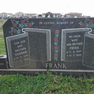 FRANK Freda 1937-2001 :: FRANK Graham 1965-1996