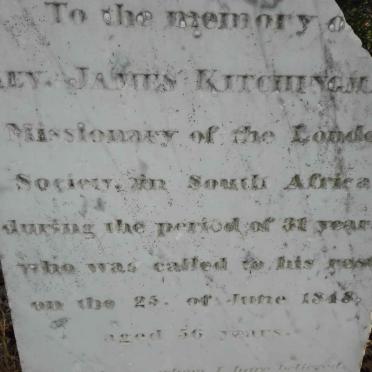 KITCHINGMAN James -1848
