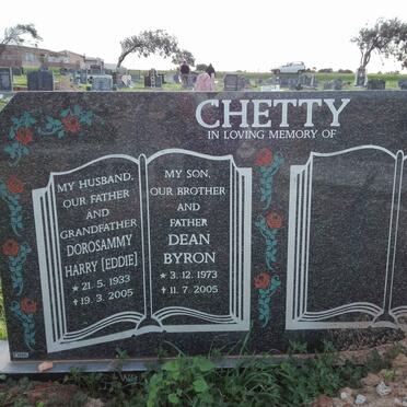CHETTY Dorosammy Harry 1933-2005 :: CHETTY Dean Byron 1973-2005