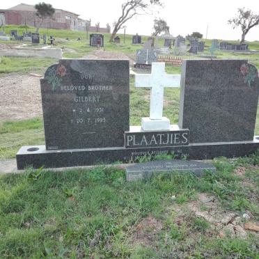 PLAATJIES Gilbert 1951-1995