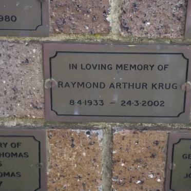 KRUG Raymond Arthur 1933-2002