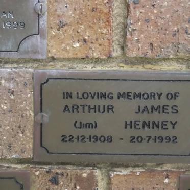 HENNY Arthur James 1908-1992