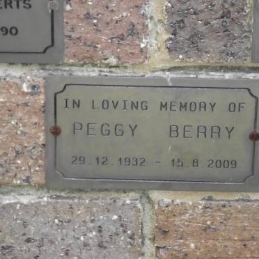 BERRY Peggy 1932-2009
