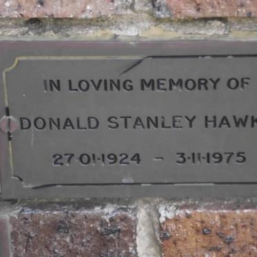 HAWKE Donald Stanley 1924-1975