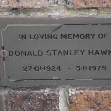 HAWKE Donald Stanley 1924-1975