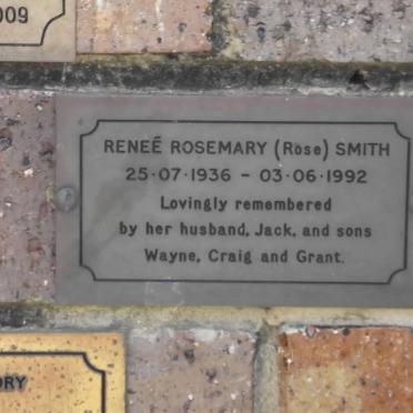 SMITH Reneé Rosemary 1936-1992