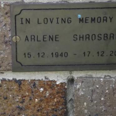 SHROSBREE Arlene 1940-2009