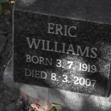 WILLIAMS Eric 1919-2007