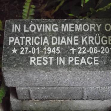 KRUGER Patricia Diane 1945-2010
