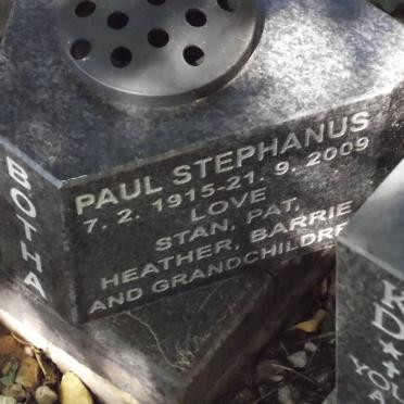 BOTHA Paul Stephanus 1915-2009