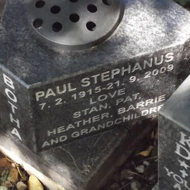 BOTHA Paul Stephanus 1915-2009