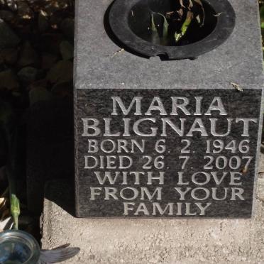 BLIGNAUT Maria 1946-2007