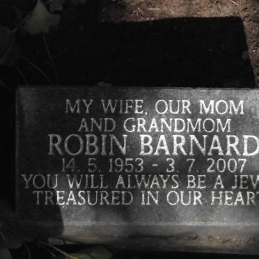 BARNARD Robin 1953-2007