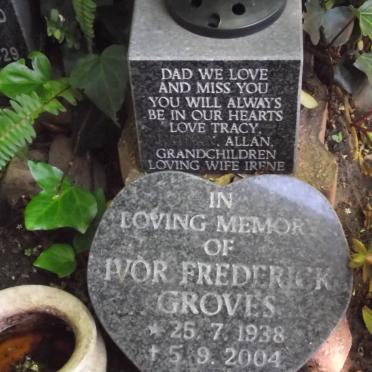 GROVES Ivor Frederick 1938-2004