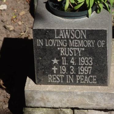 LAWSON Rusty 1933-1997