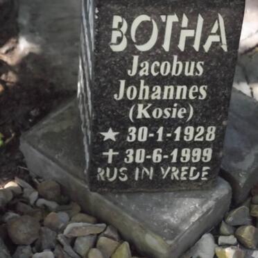 BOTHA Jacobus Johannes 1928-1999