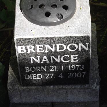 NANCE Brendon 1973-2007