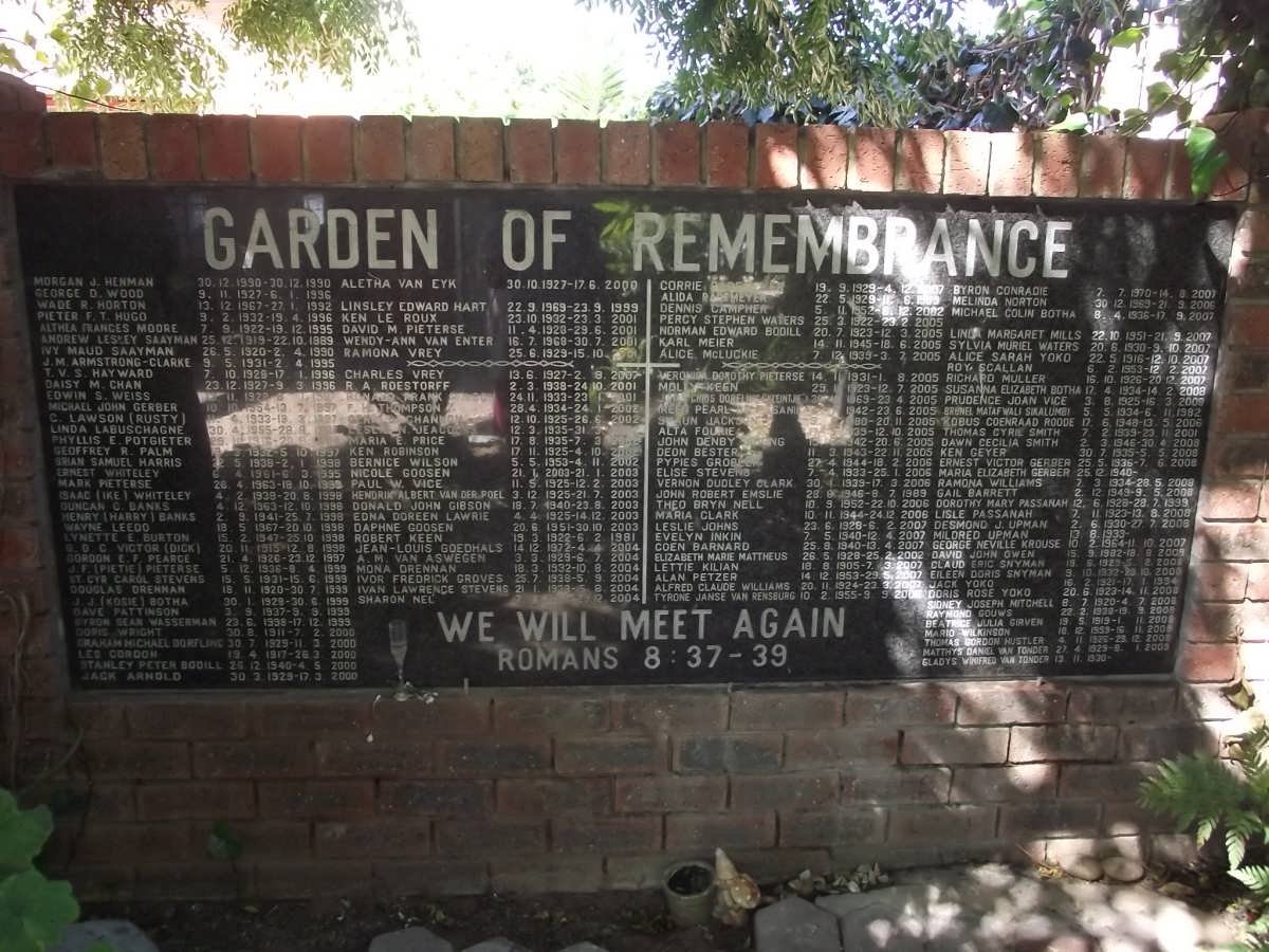 3. Overview on Memorial Wall