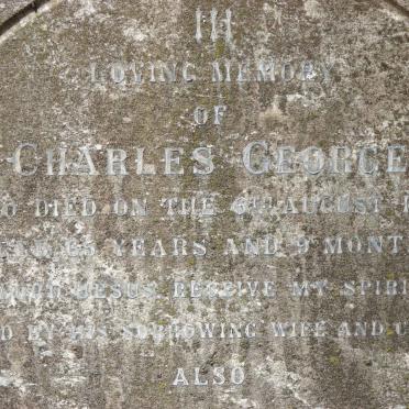 GEORGE Charles -1890 