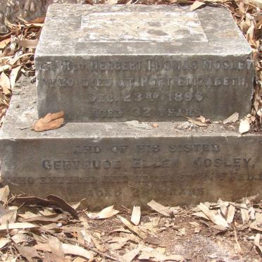 MOSLEY Herbert Thomas -1896 :: MOSLEY Gertrude Ellen -189?