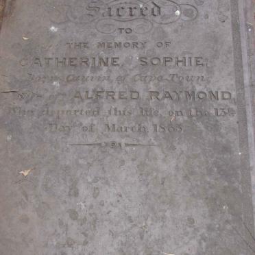 RAYMOND Catherine Sophie nee CAUVIN -1863