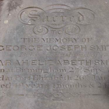 SMITH George Joseph 1822-1872 
