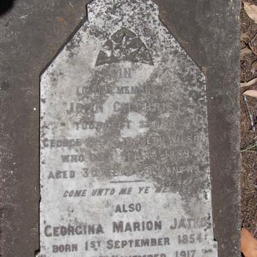 WILSON John Gilchrist -1889 :: JATHO Georgina Marion 1854-1917