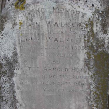 WALKER John -1895 :: HUNT Walter Arnold -1896