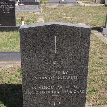 3. Memorial to those that died in the care of the Sisters of Nazareth