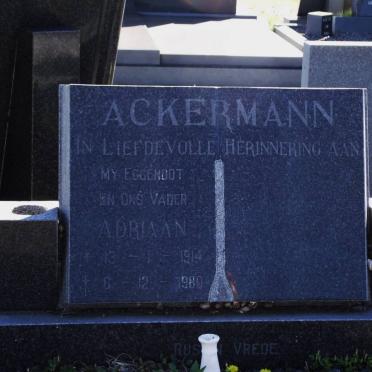 ACKERMANN Adriaan 1914-1980
