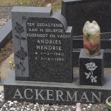 ACKERMAN Andries Hendrik 1940-1986