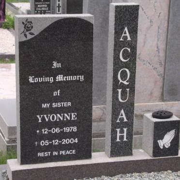ACQUAH Yvonne 1978-2004