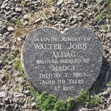 ALDAG Walter John -1963