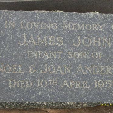 ANDERSON James John -1958