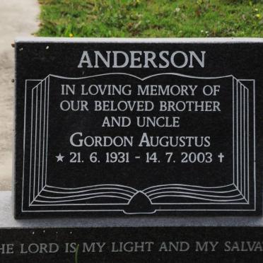 ANDERSON Gordon Augustus 1931-2003