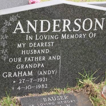 ANDERSON Graham 1921-1982 :: BAUSER Basil Hugh 1923-1993