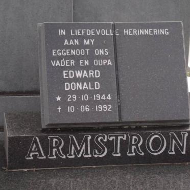 ARMSTRONG Edward Donald 1944-1992