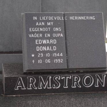 ARMSTRONG Edward Donald 1944-1992