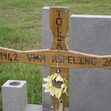 ASPELING Violet Marie Marjorie 1942-2005