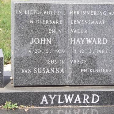 AYLWARD John Hayward 1939-1983