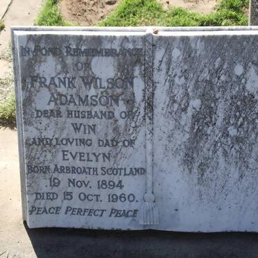 ADAMSON Frank Wilson 1894-1960