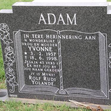ADAM Yvonne 1957-1998