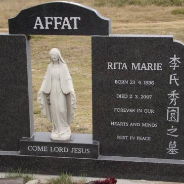 AFFAT Rita Marie 1936-2007