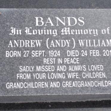 BANDS Andrew William 1924-2010