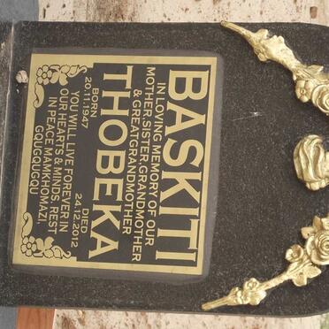 BASKITI Thobeka 1947-2012