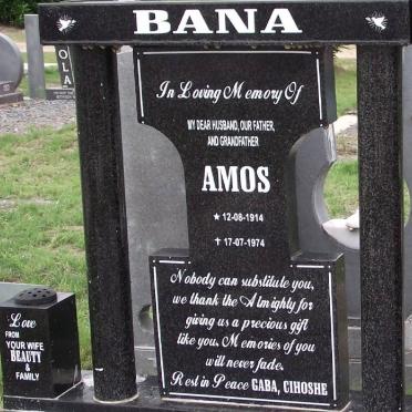 BANA Amos 1914-1974