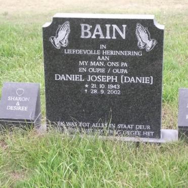 BAIN Daniel Joseph 1943-2002
